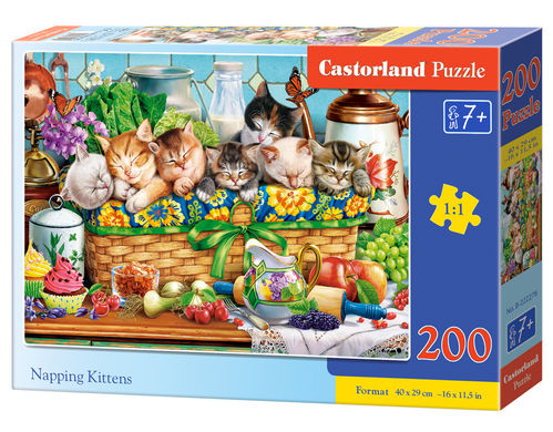 Castorland - Napping Kittens - 200 Teile