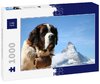Lais - Bernhardiner mit Matterhorn - 1000 Teile