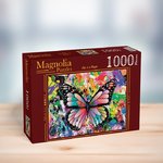 Magnolia Puzzles - Colorful Butterfly - 1000 Teile